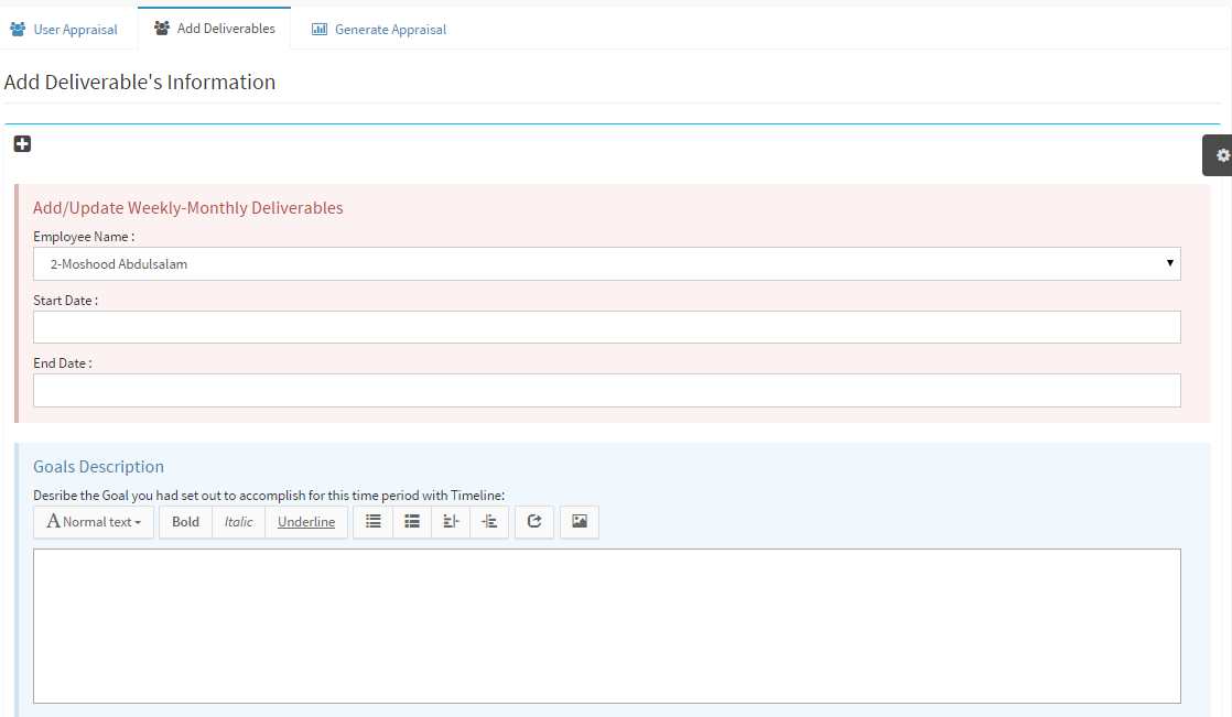 6.11.2 Add Deliverables